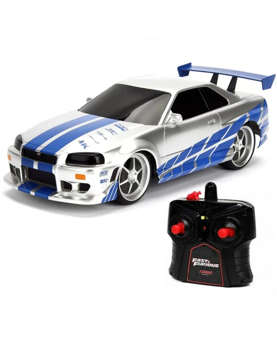 1:16 Fast & Furious Kumandalı Brians Nissan Skyline GT-R Turbo Araba