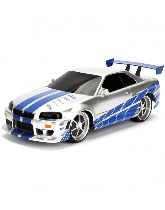 1:16 Fast & Furious Kumandalı Brians Nissan Skyline GT-R Turbo Araba