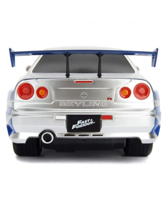 1:16 Fast & Furious Kumandalı Brians Nissan Skyline GT-R Turbo Araba