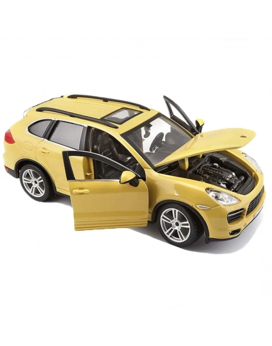 1:24 Porsche Cayenne Turbo Plus Sarı Model Araba