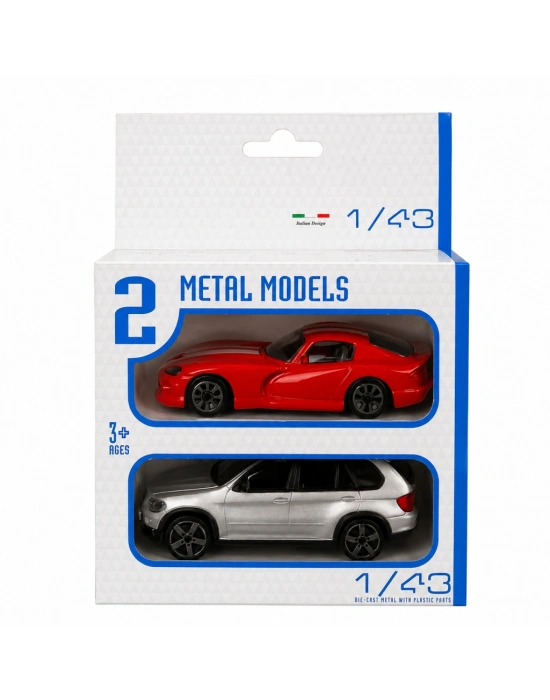 1:43 Street Fire Çiftli Arabalar 2li Set