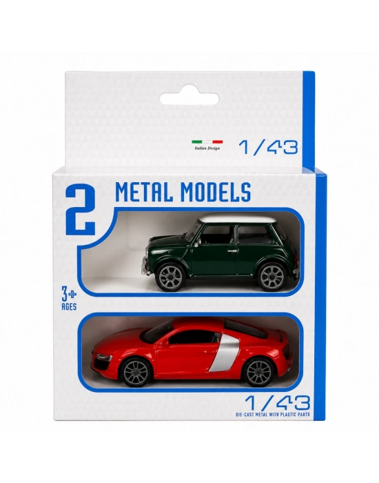 1:43 Street Fire Çiftli Arabalar 2li Set