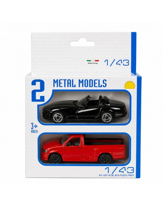 1:43 Street Fire Çiftli Arabalar 2li Set