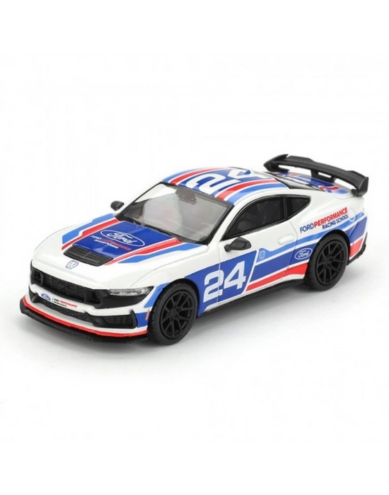 1/64 Model Araç Mustang Dark Horse #24 Performance Racing School