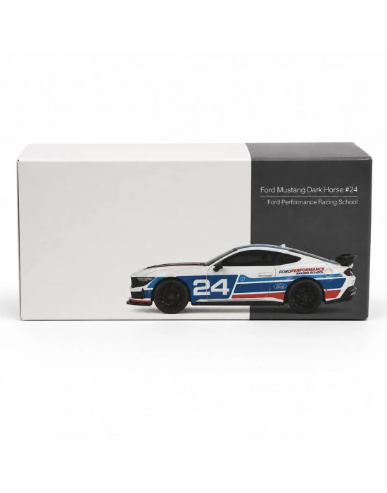 1/64 Model Araç Mustang Dark Horse #24 Performance Racing School