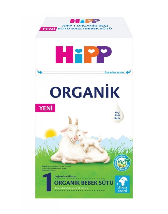 1 Organik Keçisütü Bazlı Bebek Sütü 400 Gr