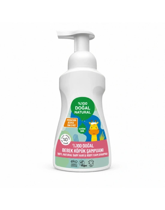 %100 Doğal Bebek Köpük Şampuanı 250 ml
