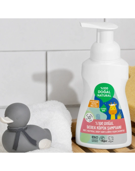 %100 Doğal Bebek Köpük Şampuanı 250 ml