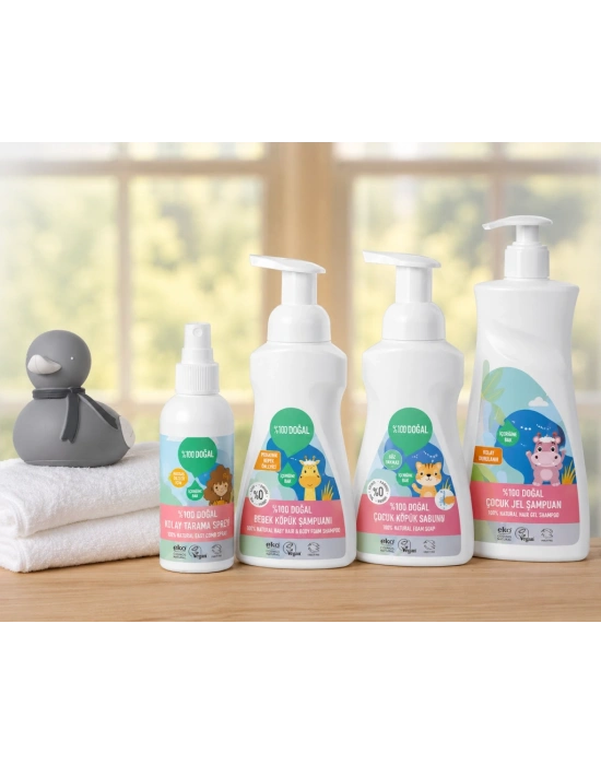 %100 Doğal Bebek Köpük Şampuanı 250 ml
