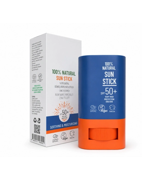 %100 Doğal Natural Sun Stick SPF50+ 15 Gr