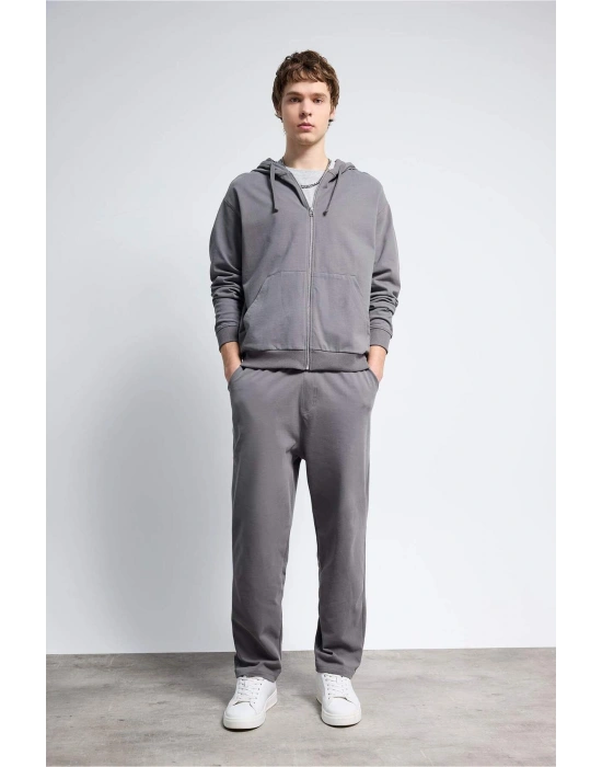 %100 Pamuk Pantolon F9658AX26SP Gri