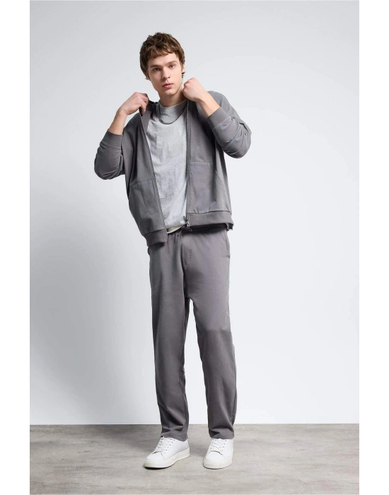 %100 Pamuk Pantolon F9658AX26SP Gri