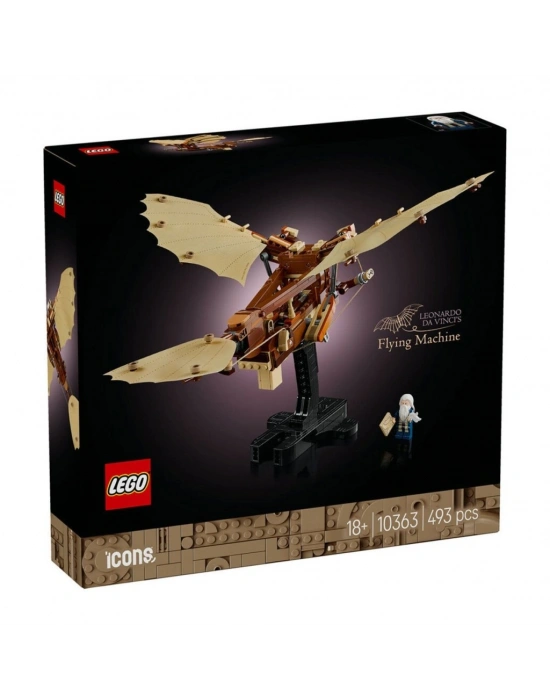 10363  icons - Leonardo da Vincinin Uçan Makinesi 493 parça +18 yaş
