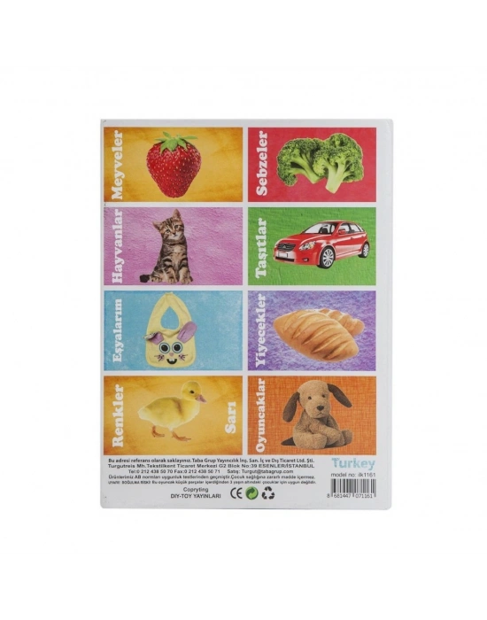 1161  Flash Cards  İlk 50 Sözcük