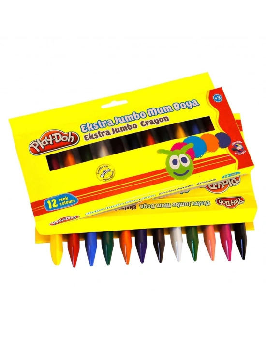12 Renk Extra Jumbo Crayon