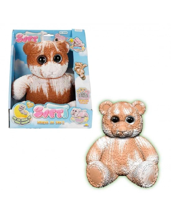 12331 NessiWorld-BTF-FİGÜR SOFTT BEAR DELUXE KARANLIKTA PARLAYAN 3A