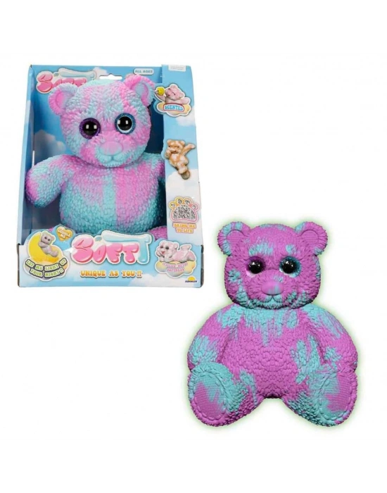 12331 NessiWorld-BTF-FİGÜR SOFTT BEAR DELUXE KARANLIKTA PARLAYAN 3A