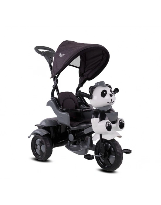 127A Little Panda 3 Tekerli Kontrollü Bisiklet (Pedli) Gri