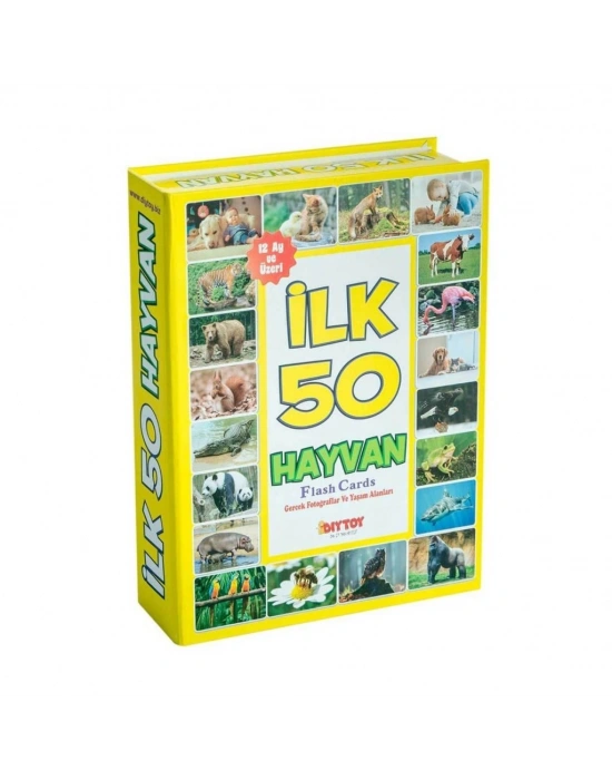 1352FlashCardsİlk50Hayvan-Dıytoy