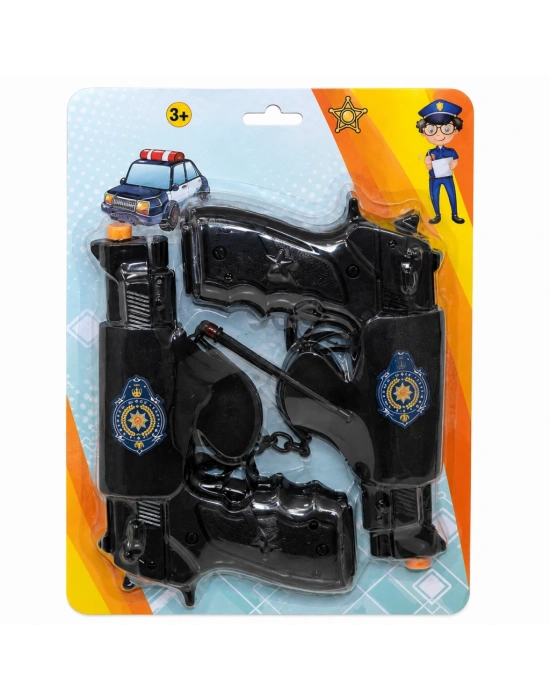 1414 2li Silahlı Polis Oyun Seti