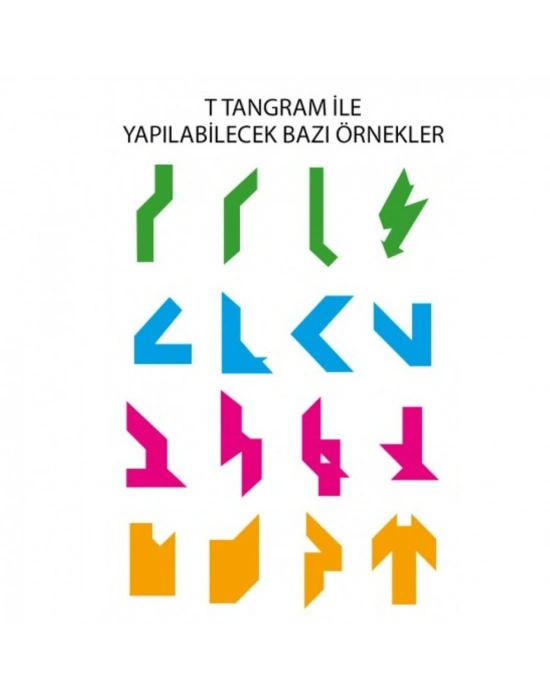 1431 , T Tangram 4 Parça