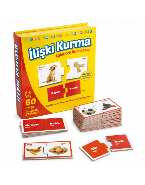 1437 Eğlenceli Bulmacalar - İlişki Kurma / 2-6 yaş