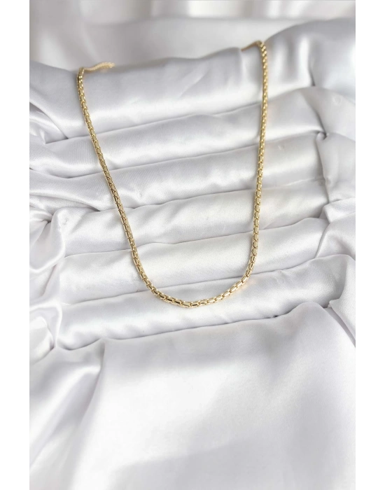 14K Gold Renk Kaplama Zincir Model CM Kadın Kolye