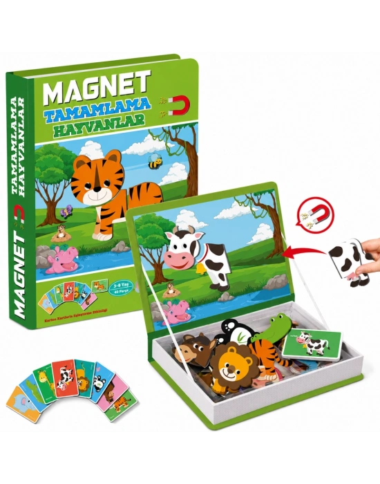 1512  Magnet Tamamlama - Hayvanlar/ +3 yaş