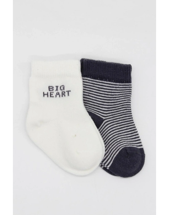 2Li Big Heart Penye Soket Çorap 10117 Antrasit