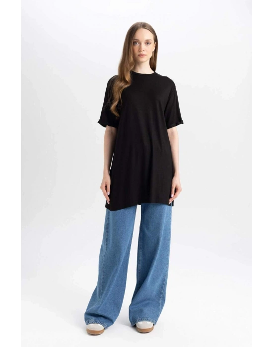 2li Paket Bisiklet Yaka Kısa Kollu Tişört D5479axns