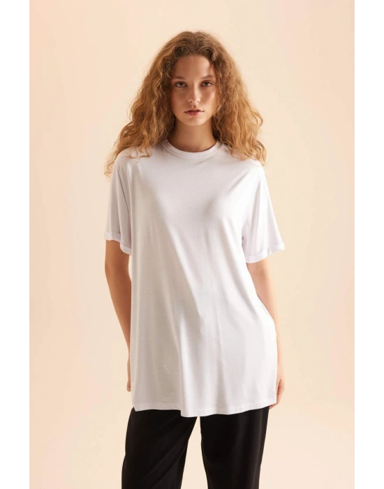 2li Paket Bisiklet Yaka Kısa Kollu Tişört D5479axns