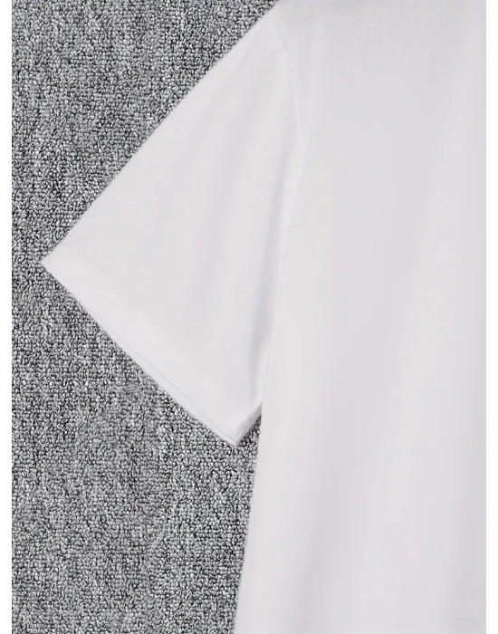 20/1 Penye Compack I TRIED TO WARN YOU. Baskılı Oversize Bisiklet Yaka T-shirt - Beyaz