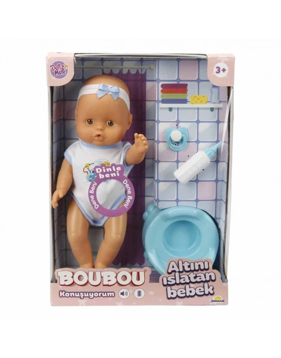 2030121 Boubou Altını Islatan ve Konuşan Bebek Seti 30 cm