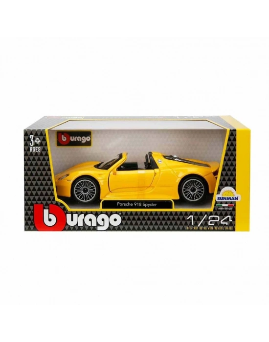 21076  1:24 Porsche 918 Spyder Model Araba -