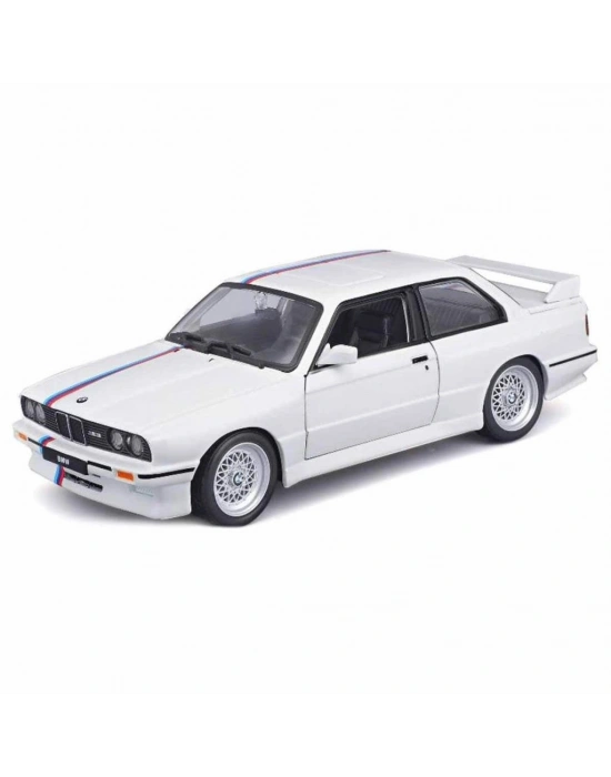 21100 Burago 1:24 BMW M3 1988 Model Araba