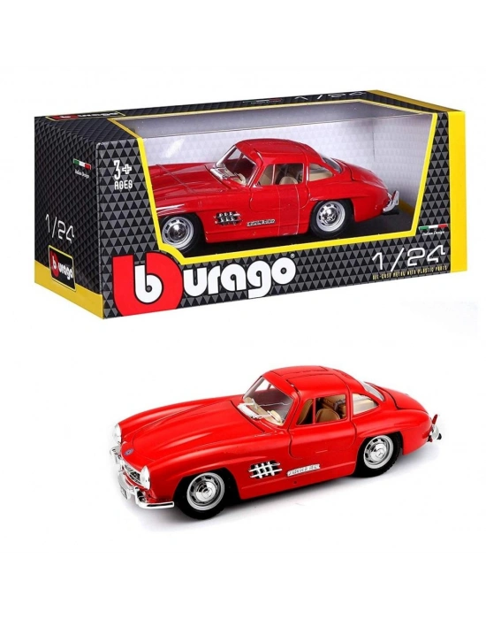22023 Burago 1:24 Mersedes Benz 300SL 1954 Model Araba