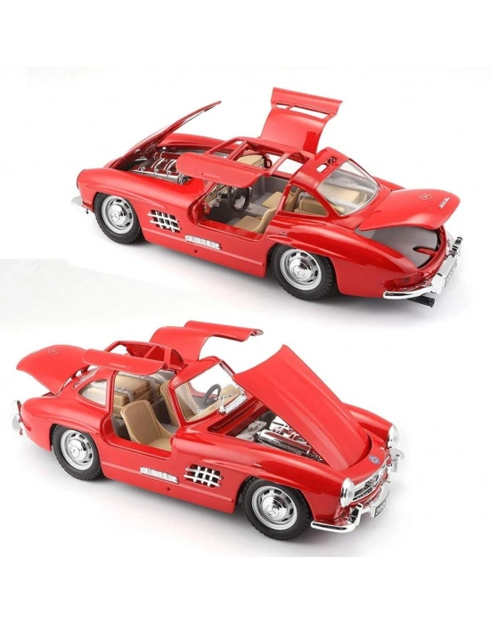22023 Burago 1:24 Mersedes Benz 300SL 1954 Model Araba