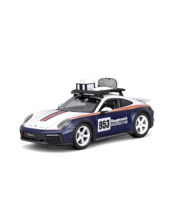 28029 Burago 1:24 Porsche 911 Dakar Model Araba -