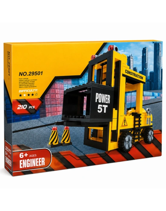 29501  CONSTRUCTION 206 PARÇA MİNİ FORKLİFT