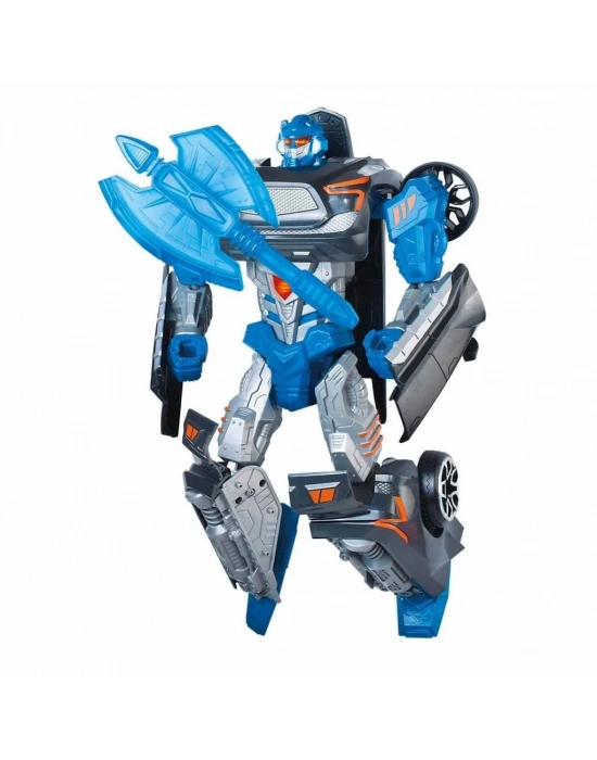 2in1 Sesli ve Işıklı  Dönüşebilen Robot 37 cm