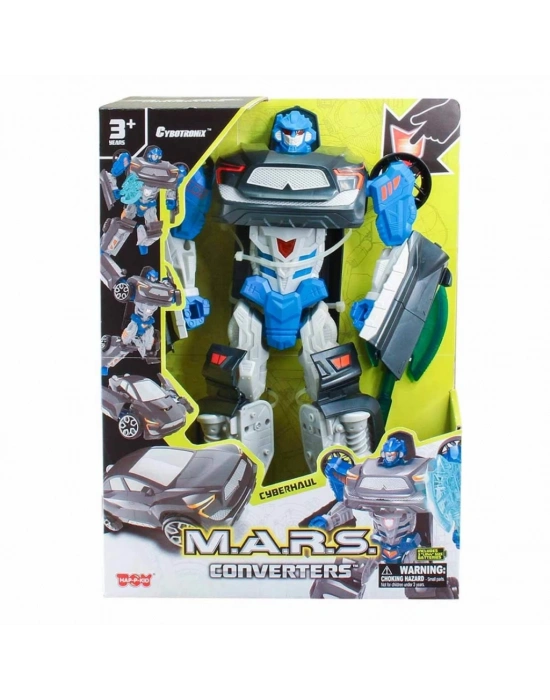 2in1 Sesli ve Işıklı  Dönüşebilen Robot 37 cm