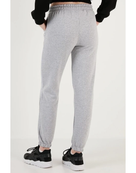 3 iplik şardonlu paça lastikli eşofman gri is001