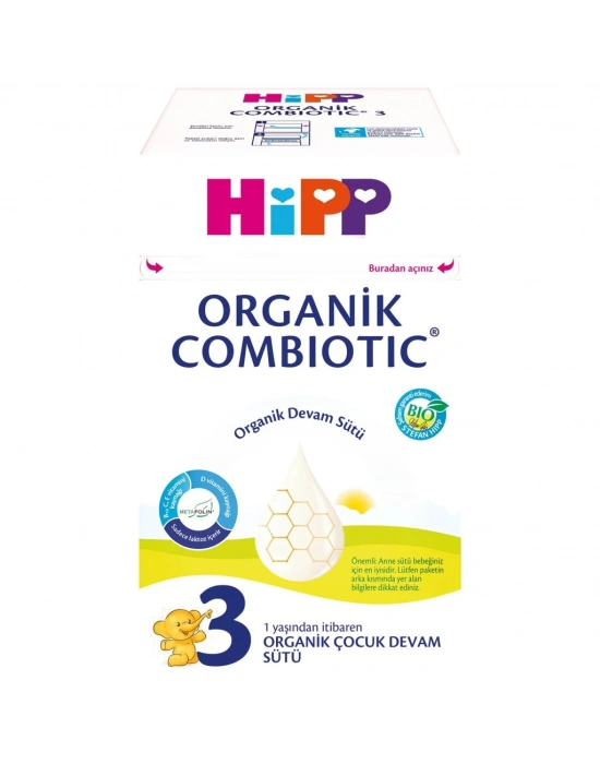 3 Organik Combiotic Bebek Sütü 600 Gr