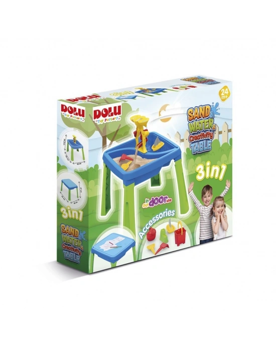 3077 Su Kum Yaratıcılık Masası -Dolu