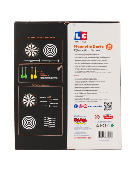 31064-Eğlenceli Manyetik Dart