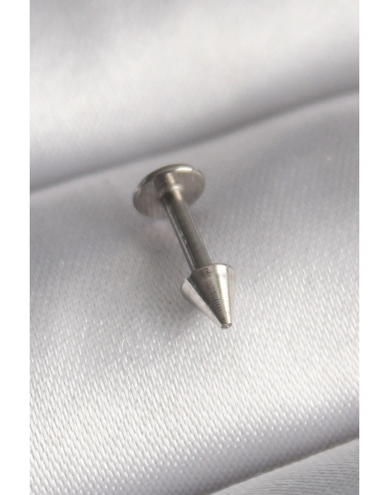316L Çelik Gümüş Renk Çivi Model Piercing