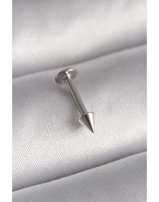 316L Çelik Gümüş Renk Çivi Model Piercing