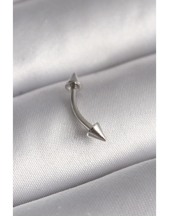 316L Çelik Gümüş Renk Çivi Model Piercing