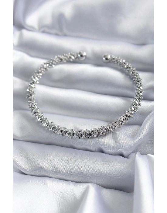 316L Çelik Gümüş Renk Kadın Bileklik