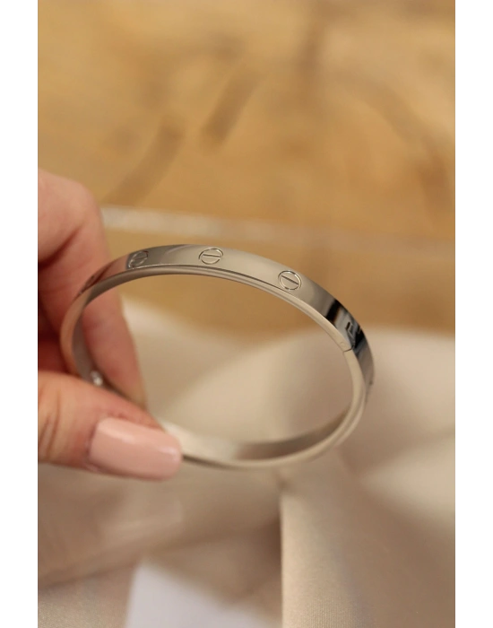 316L Çelik Silver Renk Bilezik